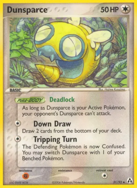Dunsparce [Deadlock | Down Draw | Tripping Turn]