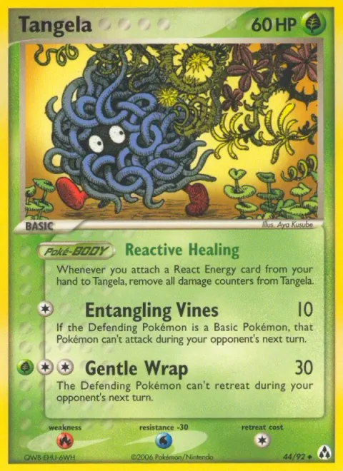 Tangela [Reactive Healing | Entangling Vines | Gentle Wrap]