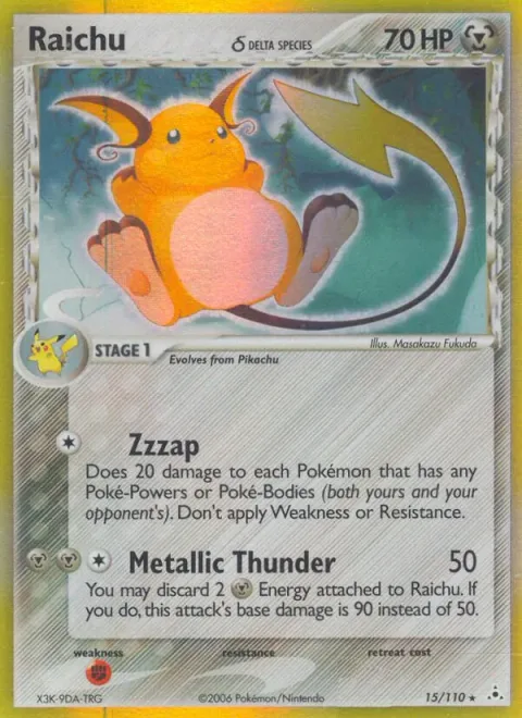 Raichu δ Delta Species [Zzzap | Metallic Thunder]