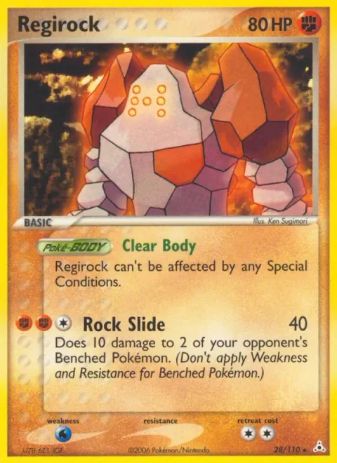 Regirock [Clear Body | Rock Slide]