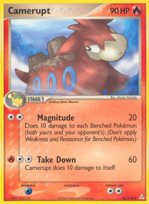 Camerupt [Magnitude | Take Down]