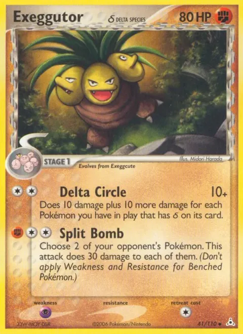 Exeggutor δ Delta Species [Delta Circle | Split Bomb]
