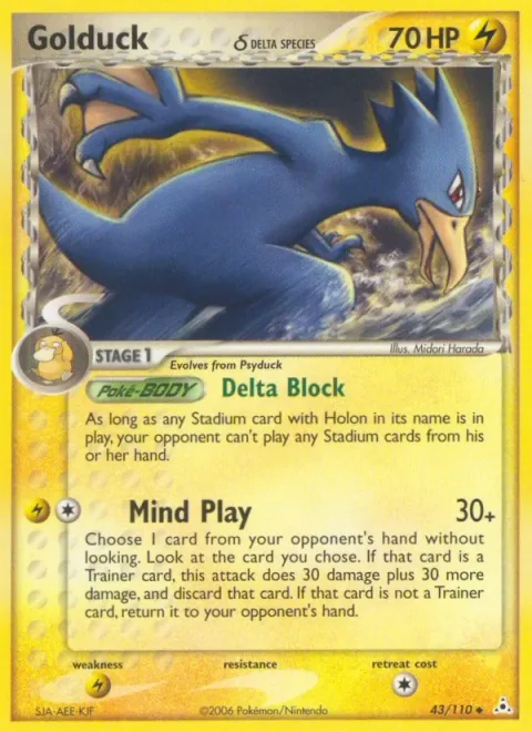 Golduck δ Delta Species [Delta Block | Mind Play]