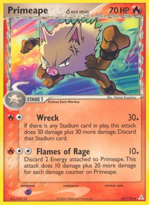 Primeape δ Delta Species [Wreck | Flames of Rage]