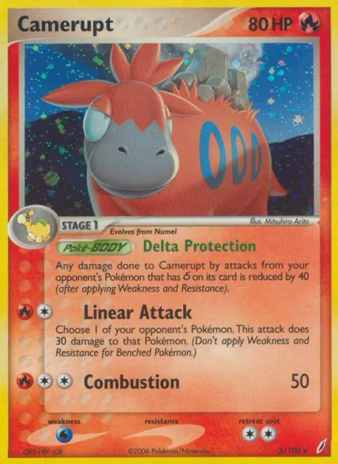 Camerupt [Delta Protection | Linear Attack | Combustion]