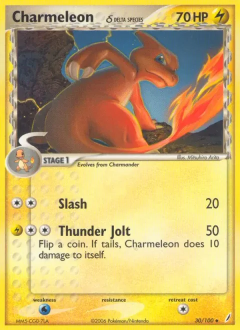 Charmeleon δ Delta Species [Slash | Thunder Jolt]