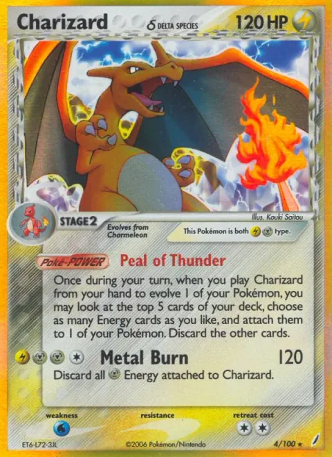 Charizard δ Delta Species [Peal of Thunder | Metal Burn]