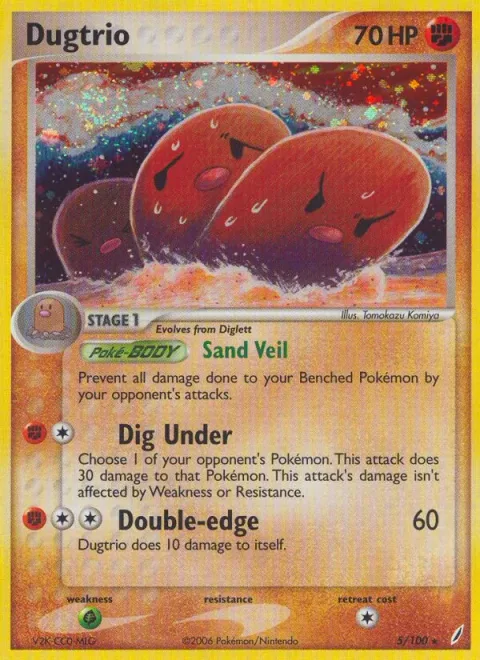 Dugtrio [Sand Veil | Dig Under | Double-edge]
