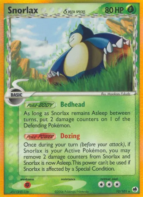 Snorlax δ Delta Species [Bedhead | Dozing]