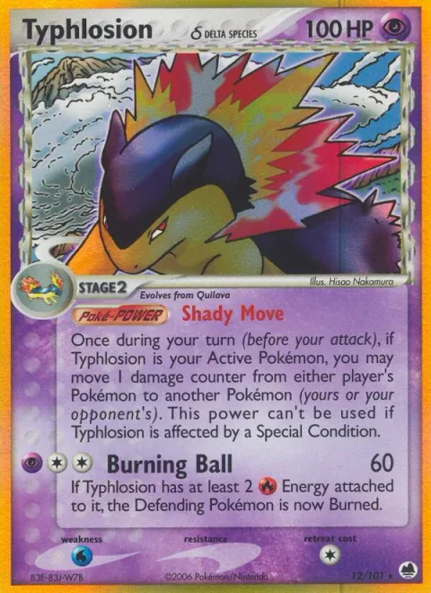 Typhlosion δ Delta Species [Shady Move | Burning Ball]