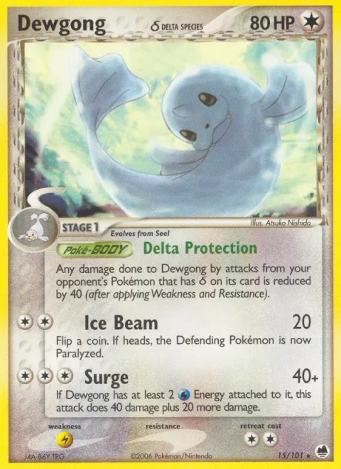 Dewgong δ Delta Species [Delta Protection | Ice Beam | Surge]