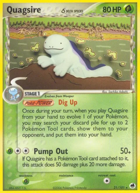 Quagsire δ Delta Species [Dig Up | Pump Out]