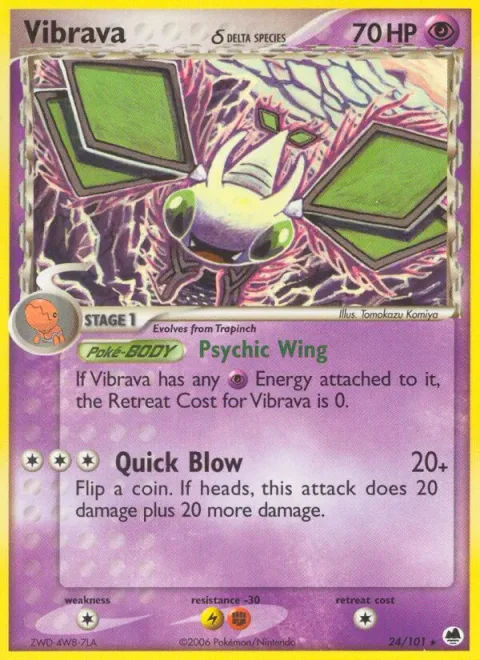 Vibrava δ Delta Species [Psychic Wing | Quick Blow]