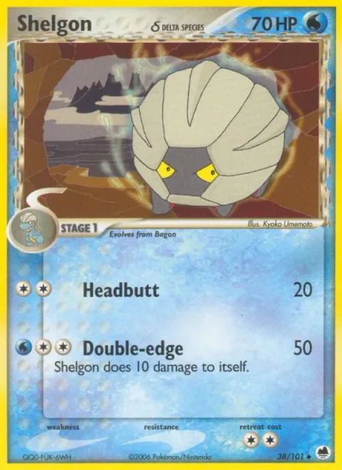Shelgon δ Delta Species [Headbutt | Double-edge]