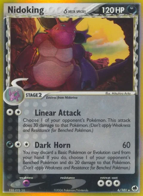 Nidoking δ Delta Species [Linear Attack | Dark Horn]