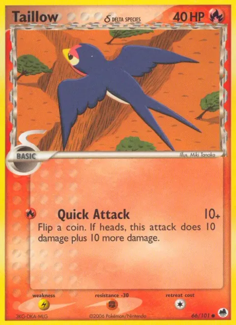 Taillow δ Delta Species [Quick Attack]