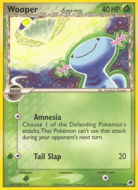 Wooper δ Delta Species [Amnesia | Tail Slap]