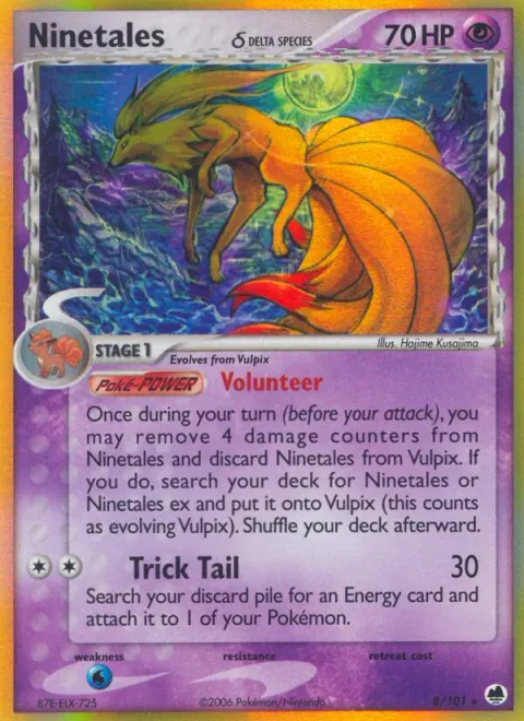 Ninetales δ Delta Species [Volunteer | Trick Tail]