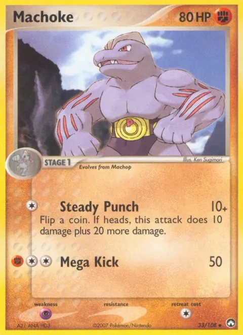 Machoke [Steady Punch | Mega Kick]
