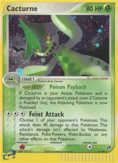 Cacturne [Poison Payback | Feint Attack]