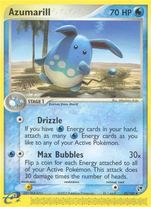 Azumarill [Drizzle | Max Bubbles]