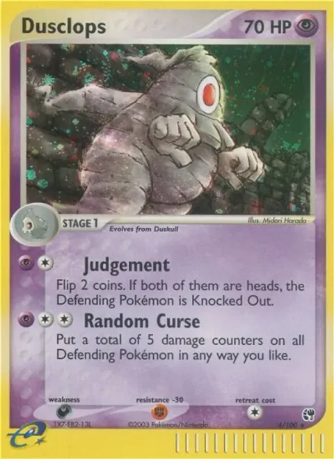 Dusclops [Judgement | Random Curse]