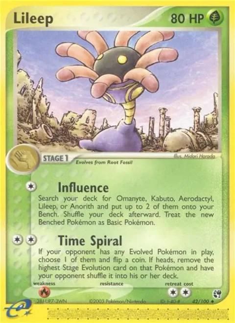 Lileep [Influence | Time Spiral]