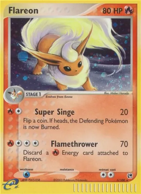 Flareon [Super Singe | Flamethrower]