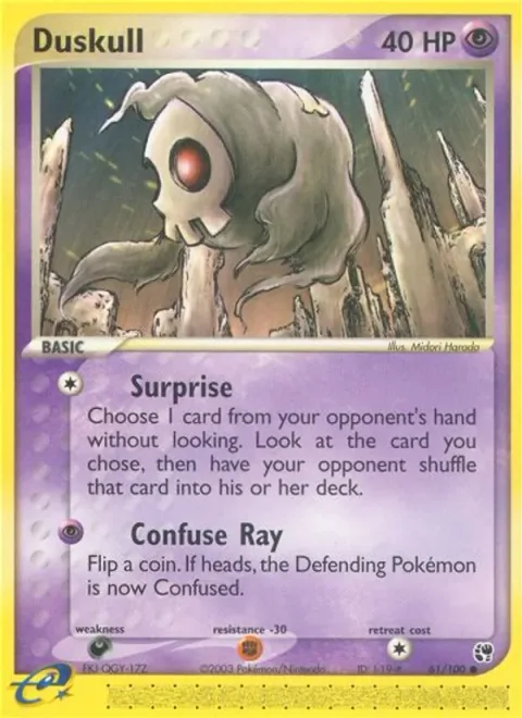 Duskull [Surprise | Confuse Ray]