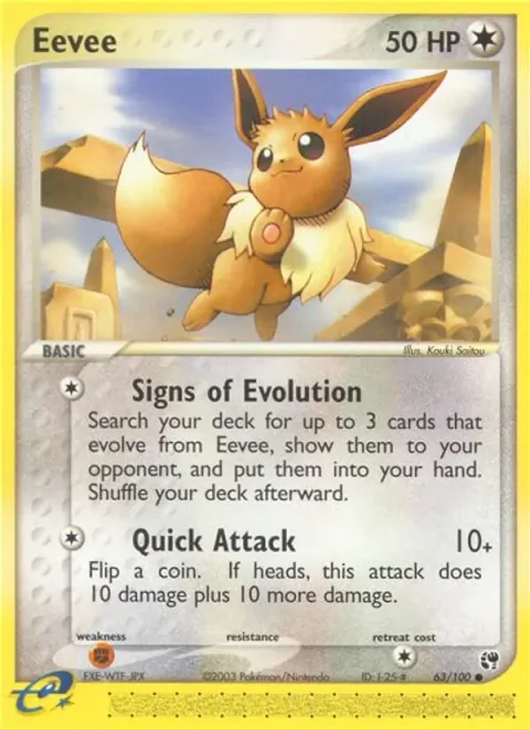 Eevee [Signs of Evolution | Quick Attack]