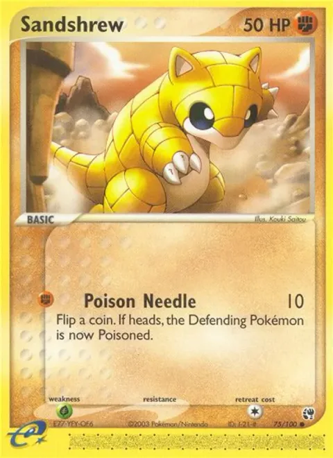 Sandshrew [Poison Needle]