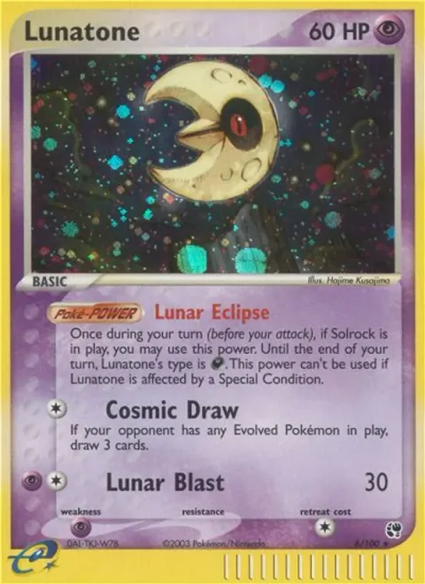 Lunatone [Lunar Eclipse | Cosmic Draw | Lunar Blast]