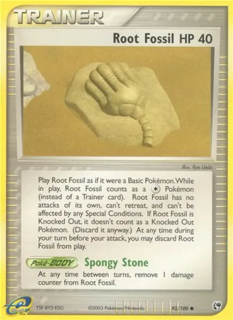 Root Fossil [Spongy Stone]
