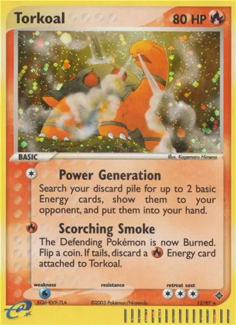Torkoal [Power Generation | Scorching Smoke]
