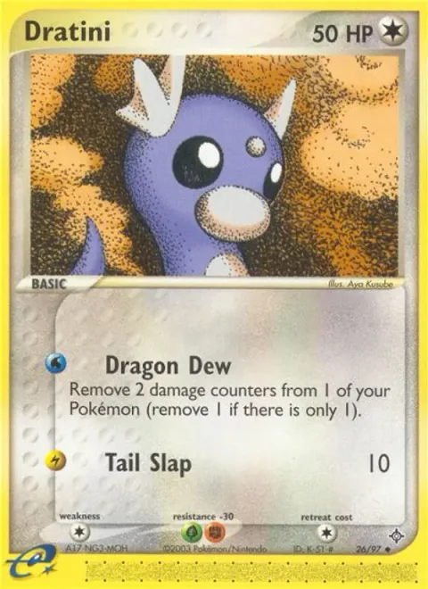 Dratini [Dragon Dew | Tail Slap]