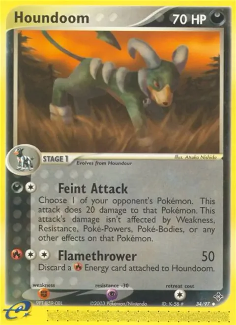 Houndoom [Feint Attack | Flamethrower]
