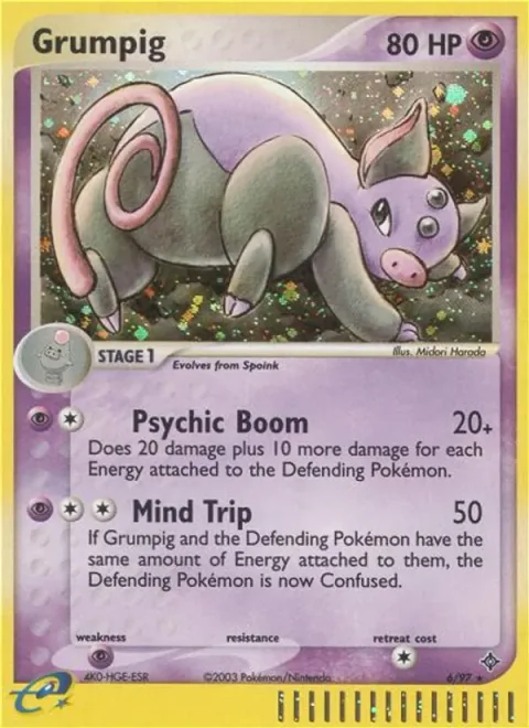 Grumpig [Psychic Boom | Mind Trip]