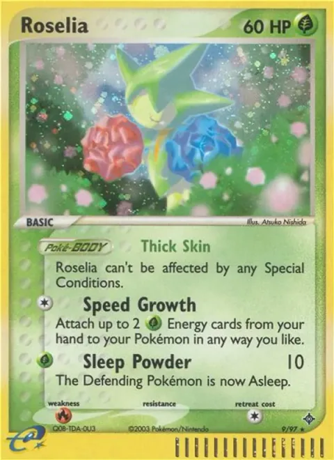 Roselia [Thick Skin | Speed Growth | Sleep Powder]