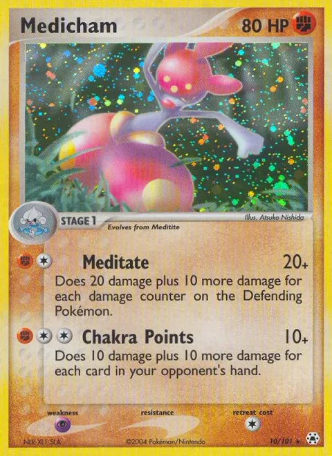 Medicham [Meditate | Chakra Points]