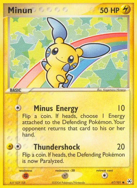 Minun [Minus Energy | Thundershock]