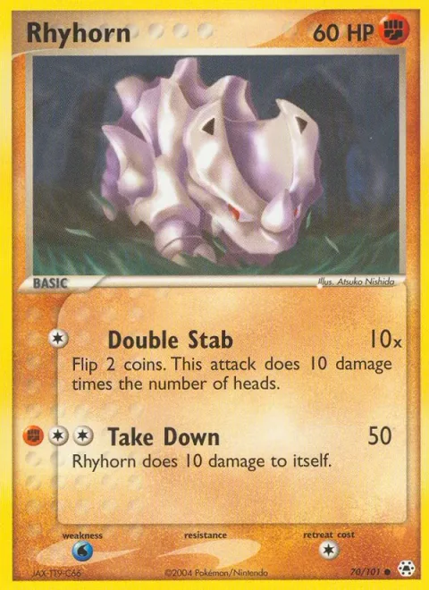 Rhyhorn [Double Stab | Take Down]
