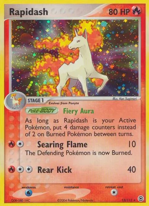 Rapidash [Fiery Aura | Searing Flame | Rear Kick]