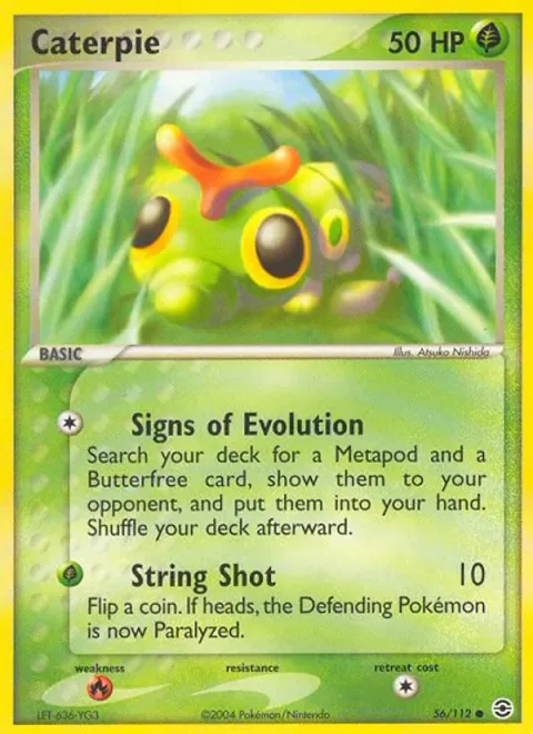 Caterpie [Signs of Evolution | String Shot]