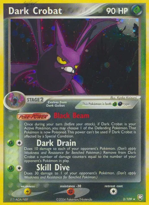 Dark Crobat [Black Beam | Dark Drain | Skill Dive]