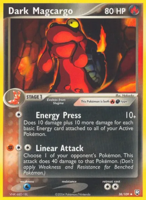 Dark Magcargo [Energy Press | Linear Attack]