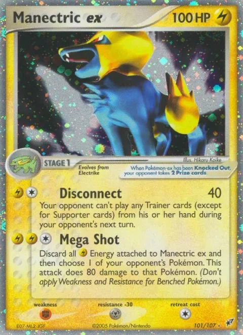 Manectric ex [Disconnect | Mega Shot]