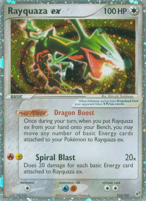Rayquaza ex [Dragon Boost | Spiral Blast]
