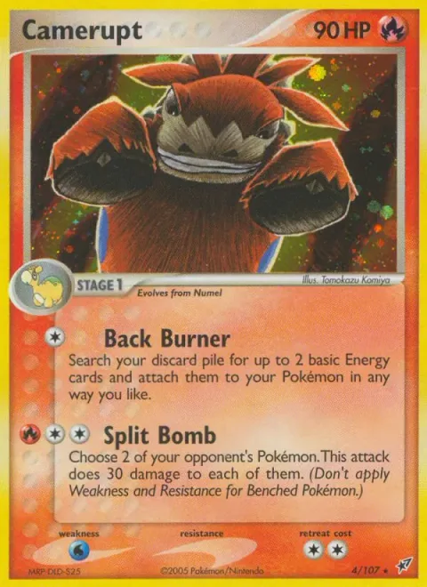 Camerupt [Back Burner | Split Bomb]