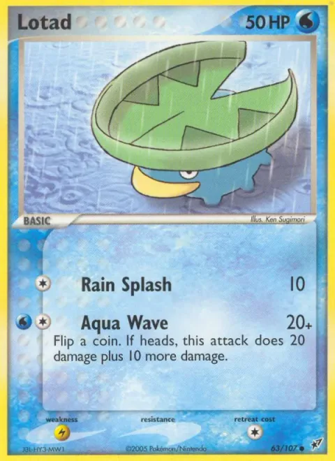 Lotad [Rain Splash | Aqua Wave]
