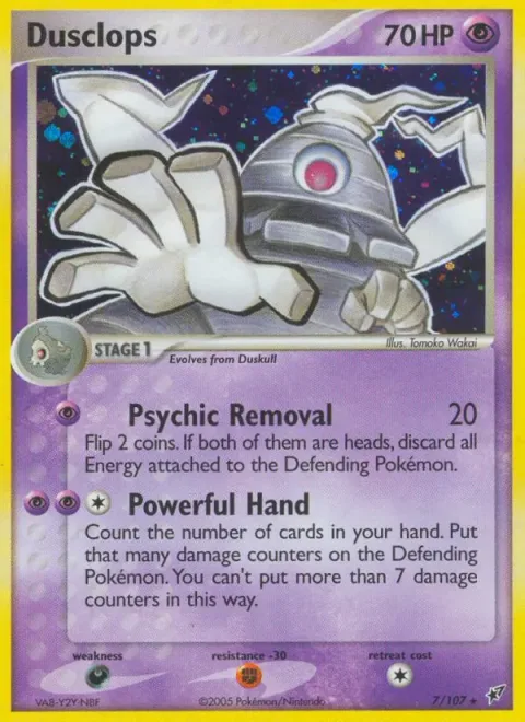 Dusclops [Psychic Removal | Powerful Hand]